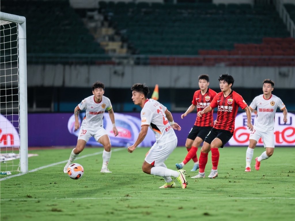 浙江俱乐部激战上海海港握手言和 比赛伊始,双方立即进入了高强度对抗状态。